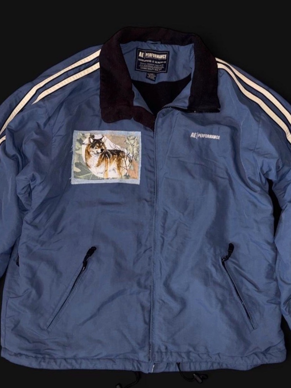Vintage Wolf Reworked Windbreaker
